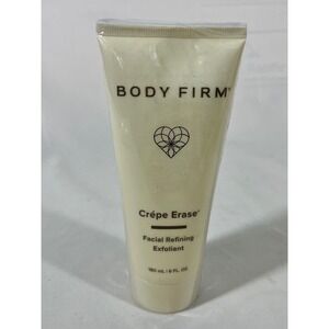 Body Firm Crepe Erase Facial Refining Exfoliant 6 fl oz AHA Face Wash New Sealed